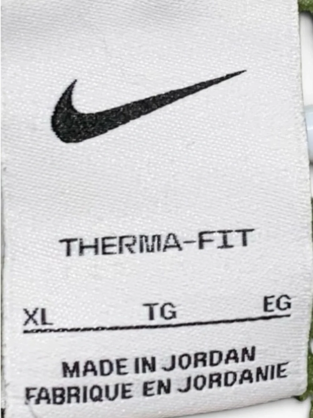 Womens Nike Therma Fit Olive Green Pullover Hoodie Sz XL